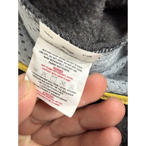 Patagonia Size M Outdoor Fleece Full Zip Sweater Vest Gray Sleeveless Mock Neck - Picture 7 of 8